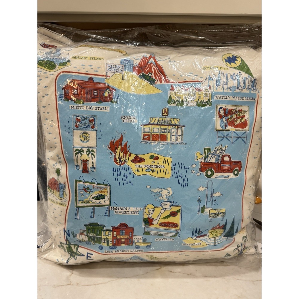 2003 Nickelodeon Nick at Nite TV Promotional Pillow Y2K Factory Sealed NEW RARE